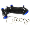 Turbo Silicone Induction Air Intake Inlet Hose Kit Clamps Replacement Part Compatible with Audi A4 Passat B6 1.8T Black