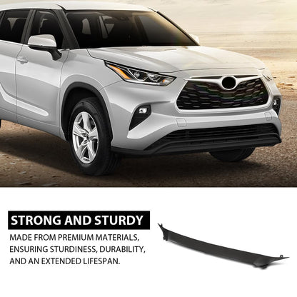G-PLUS Replacement Grille Cover Front Bumper Grille Trim Molding Compatible with Toyota Highlander 2020-2023 TO1217102, 527110E900