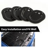 G-PLUS 4PCS Metal Trunk Floor Pan Drain Plug Plate Compatible with A-body/Chevelle/GTO/442/GS 1967-72,Camaro/Firebird 67-81 Fit for All GM Big Car & All GM from 67-77