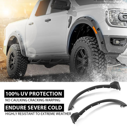 G-PLUS Front Fender Flares Compatible with Toyota RAV4 2016 2017 2018 2019 Driver and Passenger Side TO1291106, TO1290106, 756010R030, 756020R030