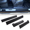 G-PLUS Rocker Panel Guard Sill Trim Compatible With Chevy Silverado/Fit GMC Sierra Extended Cab 1999-2006, Rocker Panel Protector Guard Cover Black 4PCS 14068