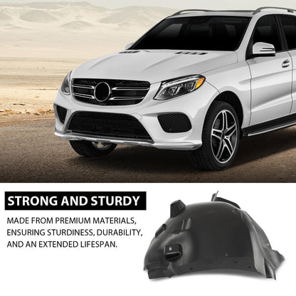 G-PLUS Fender Liner Front Driver Rear Fit Benz GLE300d 4Matic 2016-2017,Fit Benz GLE350 4Matic Base 2016-2018,Fit Benz ML350 2012-2015 1668841122
