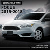 G-PLUS Front Left Fog Light Cover, Compatible with Ford Focus S 2015-2017/ Focus SE 2018, Driver Side, F1EZ17B814B, FO1038150