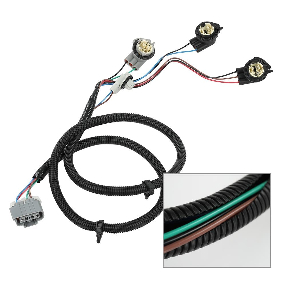 G-PLUS Tail Light Wiring Harness, Compatible with Chevy Silverado 1500 2500HD 3500 2003-2006/ Silverado 1500 1500HD 2500HD 3500 Classic 2007/ Silverado 1500HD 2005-2006 16531401 Rear Left