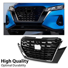 G-PLUS Grille Front Bumper Upper for Nissan Kicks 2020-2023 Black Replacement Product Details