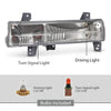 G-PLUS Parking Light Driver Side Compatible with Jeep Compass 2017-2021 55112721AB,CH2520147 Clear Lens