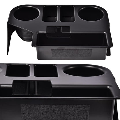 G-PLUS Center Console Cup Holder Compatible with Dodge Ram 1500 2500 3500 1994-1997 Cupholder Replacement Black ABS Plastic
