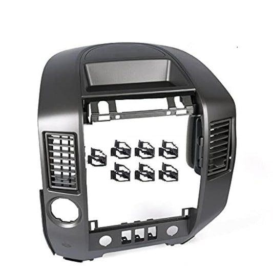 G-PLUS Center Dash Radio Bezel w/o Speaker Bezel Compatible with 2004-2006 Nissan Titan/ 2005-2006 Nissan Armada/ 2004 Nissan Pathfinder Armada 682577S000 AC Instrument Panel Lid