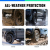 G-PLUS Mud Flaps Splash Guards Fit for Chevy Silverado/GMC Sierra 1500 1999-2007, Fit Sierra 2500 2001-2007/ Avalanche 1500/2500 2002-2006 Front&Rear 4PCS (Only fit Models with Factory Fender Flares)