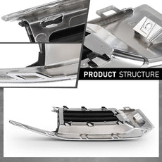G-PLUS Fog Light Covers 2PCS for Cadillac XTS 2018-2019 Chrome Black Product Features