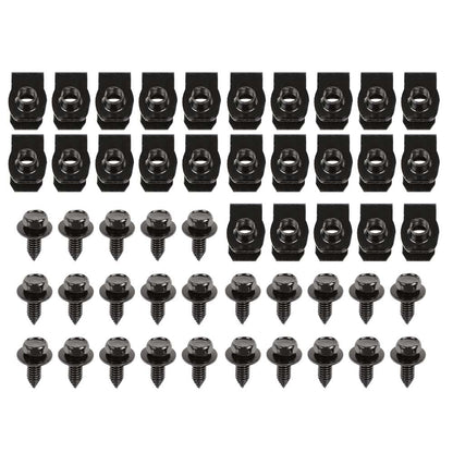 G-PLUS Fender Bolts & U Nuts 5/16-18 x 7/8" x 3/4" Washer 1/2" Hex Head 50pc