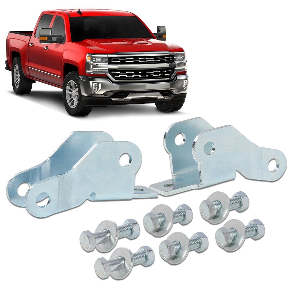 G-PLUS Rear Lowering Shock Extenders Compatible with Chevy Silverado GMC Sierra 1500 2007-2018,Fit Silverado Sierra 1500 2019 CLASSIC Body Style ONLY, NOT Fit 2007 Model with the Classic Body Style