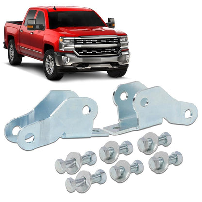 G-PLUS Rear Lowering Shock Extenders Compatible with Chevy Silverado GMC Sierra 1500 2007-2018,Fit Silverado Sierra 1500 2019 CLASSIC Body Style ONLY, NOT Fit 2007 Model with the Classic Body Style