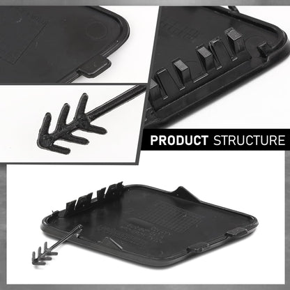 G-PLUS Front Bumper Tow Hook Cover, Compatible with Audi Q3/ Q3 Quattro 2015 2016 2017 2018, Towing Hook Eye Hole Cover, 8U0807241AGRU