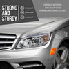 G-PLUS Headlight Lens Cover Compatible with Benz C-Class W204 C180 C200 C260 C280 C300 200K 180K 2008-2011 2048208761, 2048208861 Left & Right Front Headlamp Lens Cover Clear
