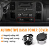 G-PLUS Dash Power Outlet Cover, Dash Panel Retainers Cigarette Lighter Plug Retainer, Compatible with 2007-2013 Silverado Sierra Tahoe 20983936 25793816 Dash Retainers 12v Power, 2PCS