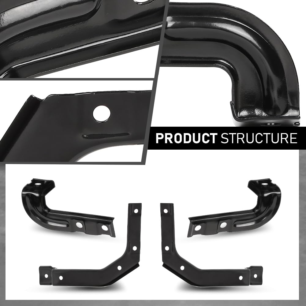 G-PLUS Front Bumper Grille Kit Compatible with Ford F150 SVT Raptor Crew Cab Pickup 4-Door 2011-2014 8PCS, AL3Z17757APTM AL3Z17E811A FO1042139, Black