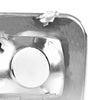 G-PLUS Front Clear Chrome Parking Signal Light Set Compatible with 2003-2008 H2 Hummer 2005-2008 H2 SUT 844176005571