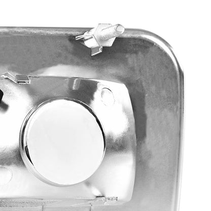 G-PLUS Front Clear Chrome Parking Signal Light Set Compatible with 2003-2008 H2 Hummer 2005-2008 H2 SUT 844176005571
