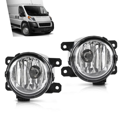 G-PLUS Fog Light Lamp Set Left Right Compatible with Ram Promaster 1500 2500 3500 2014 2015 2016 2017 2018 2019 2020 2021 2022 AC2592111N