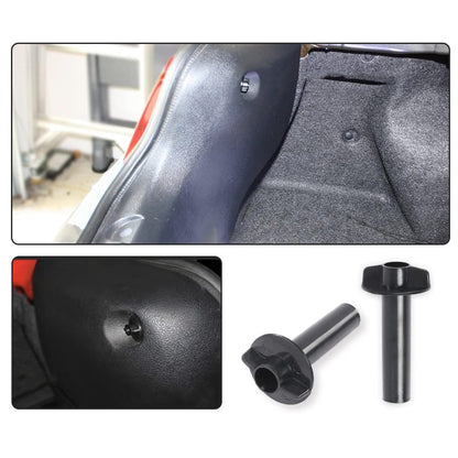 G-PLUS Interior Rear Trim Panel Wing Nut Compatible with Ford Mustang 2005 2006 2007 2008 2009 Rear Trim Panel Fastener Clip 2PCS