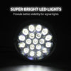 G-PLUS Clear Lens Warm White LED Light Marker Turn Signal Light Lamp w/Base universal