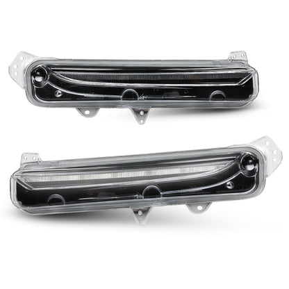 G-PLUS Set of 2 Fog Lights Lamp Compatible with Lincoln MKX 2016-2017 FA1Z13200D, FA1Z13200C, FA1Z-13200-D, FA1Z-13200-C Black Left+Right Side