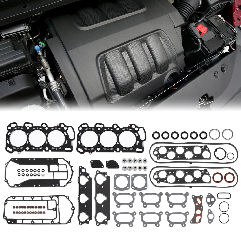 G-PLUS Head Gasket Sets Fit 2003-2006 Acura MDX/2005-2008 Acura RL Base/2008 Acura RL Elite/2004-2008 Acura TL Base/2007-2008 Acura TL Type-S/2005-2010 Honda Odyssey/2005-2008 Honda Pilot.