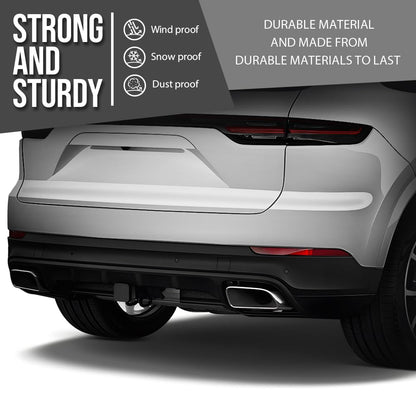 G-PLUS Rear Bumper Spoiler Lower Compatible with Porsche Cayenne 2018-2023 Without Turbo, Without Sport Design Package, with Parking Sensor Cut-Outs 9Y0807543AG2X, 9Y0-807-543-A-G2X Black
