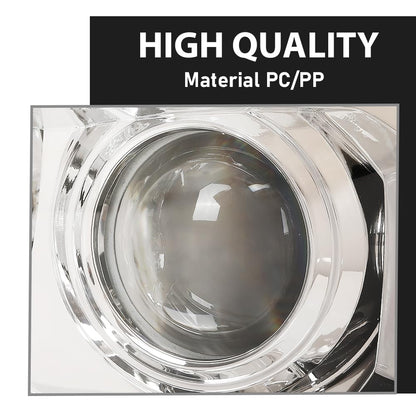 G-PLUS Headlights Assembly Compatible with Toyota Tacoma 2016-2022, Headlamps w/o LED DRL,Left & Right Clear Lens Chrome Housing Amber Reflector,faros delanteros TO2502242, TO2503242