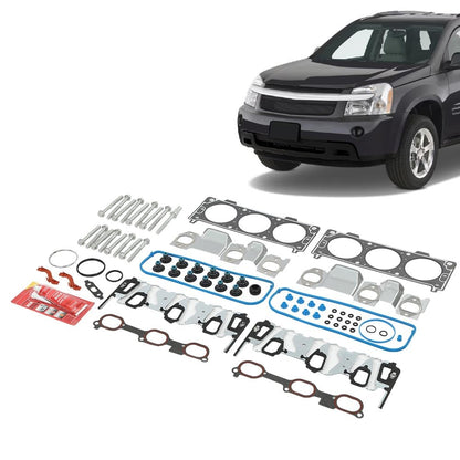 G-PLUS Head Gasket Set Compatible with Chevy Equinox 2005-2009 3.4L /Fit Pontiac Torrent 2006-2009 3.4L HS9071PT-3, ES72892