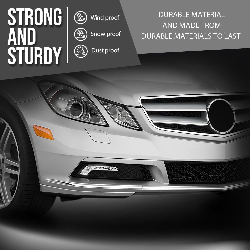 G-PLUS Front Passenger Right Side Bumper Trim Compatible with Benz E350 4Matic Coupe 2-Door 2012-2013 Fit Benz E350 E550 Base Coupe 2-Door 2010-2013 2078852021, MB1047115 Silver