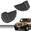 G-PLUS Front Door Storage Pockets Organizer Box Compatible with Jeep Wrangler JK JKU 2-4 Door 2011-2018