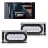 G-PLUS LED Trailer Steel Box Kit, Compatible with Trailer/Truck W/ 6" Oval Tail Light & 2" Marker Lamp Clear Lens Luces TraserasAssembly