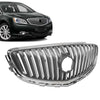 G-PLUS Front Bumper Upper Grille Assembly Chrome Compatible with 2012-2017 Buick Verano 20984572, 23172630, 23274652