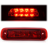 G-PLUS LED Third 3rd Brake Light Compatible with Cherokee 1997-2001 Rear Roof Center High Mount Stop Light Red Lens Chrome Housing Replace For 55155614AE