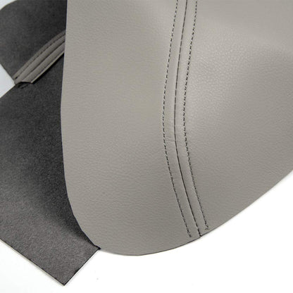 G-PLUS Leather Front Door Panels Armrest Cover Compatible with Honda CR-V CRV 2007-2012 Gray 2pcs