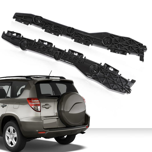 G-PLUS Rear Left & Right Side 1pair Bumper Brackets Compatible with Toyota RAV4 Base Limited Sport 2006-2012 TO1143107, TO1142107