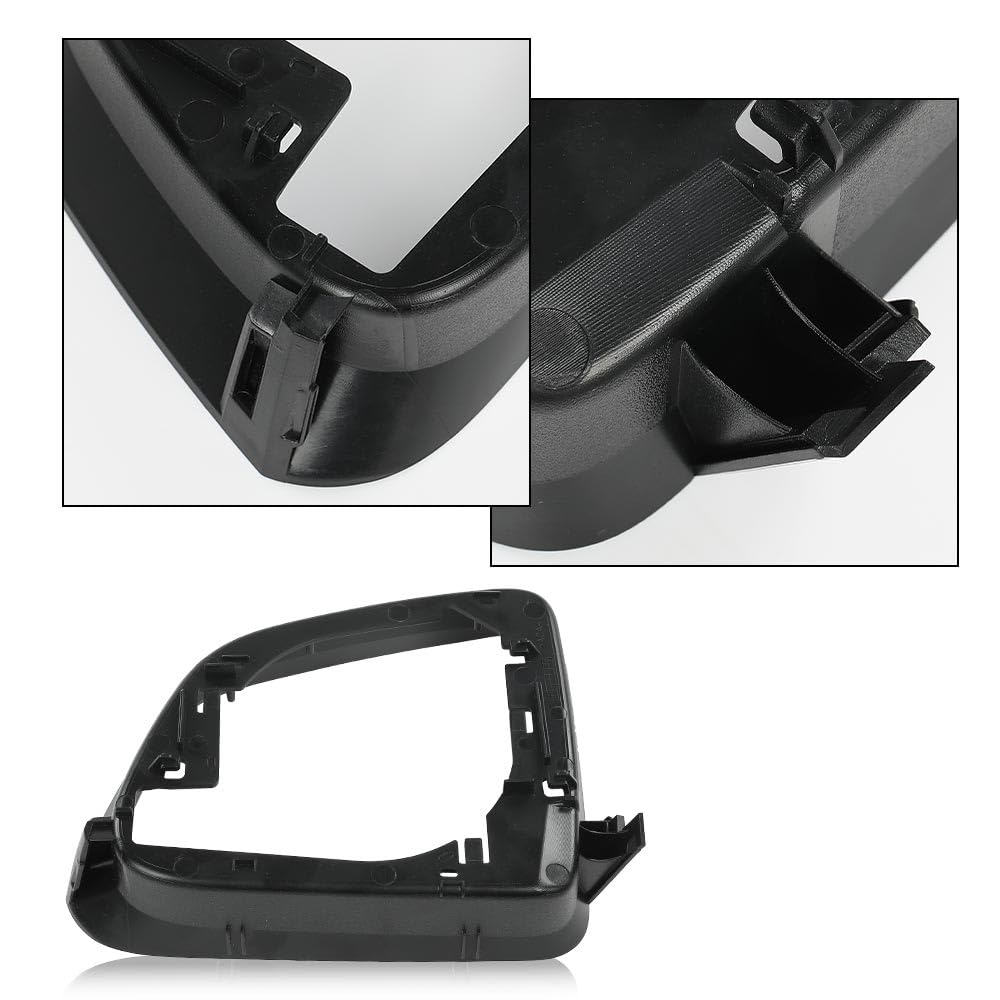 G-PLUS Right Passenger Side Wing Door Mirror Frame Side Mirror Cover Compatible with Tesla Model Y 2020 2021 2022 2023 8202201