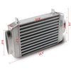 G-PLUS Top Mount Supercharge Intercooler Aluminum Bolt-On Compatible with Mini 2002-2006 Cooper