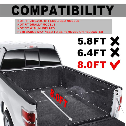 G-PLUS Fender Flares Compatible with Dodge Ram 1500 2002-2008/Compatible with Dodge Ram 2500 3500 2003-2009/Not Fit 06-09 8ft long bed models/Not Fit Dually models Smooth Matte Pocket Riveted Style