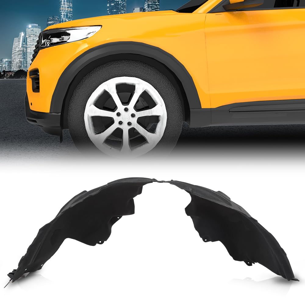 G-PLUS Front Left Inner Fender Liner Compatible with Ford Explorer/Fit Police Interceptor Utility 2020 2021 2022 FO1248204, LB5Z16103A, LB5Z16103B, LB5Z16103C