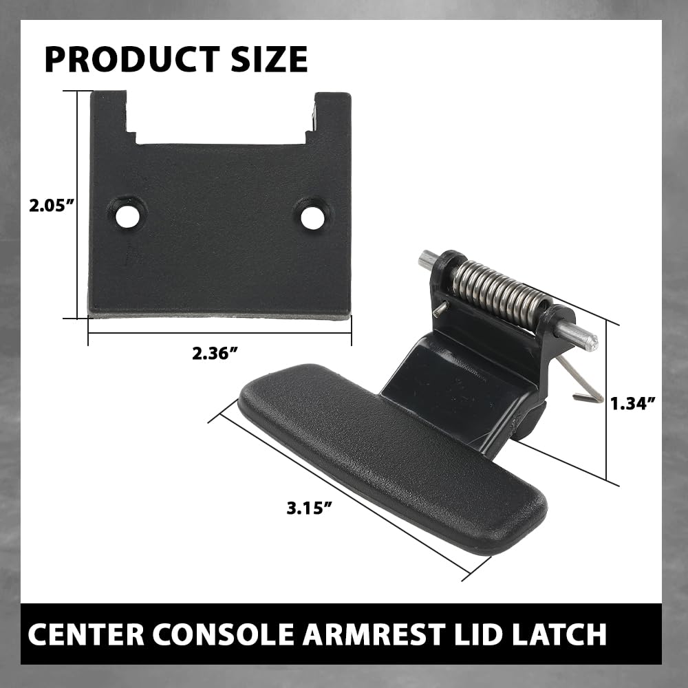G-PLUS Center Console Armrest Lock Latch Lid Handle Compatible with Ford Edge 2007-2010