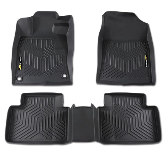 G-PLUS Caogo Liners Compatible with Honda Civic Sedan 4-Door/Hatchback 4-Door/Coupe 2 Door 2016 2017 2018 2019 2020 2021, 1st & 2nd Row Floor Liner