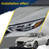 G-PLUS Headlights Assembly, Compatible with 2020-2021 Nissan Sentra Left Bumper Headlamp, Clear Lens Black Housing Amber ReflectorBumper Headlamps