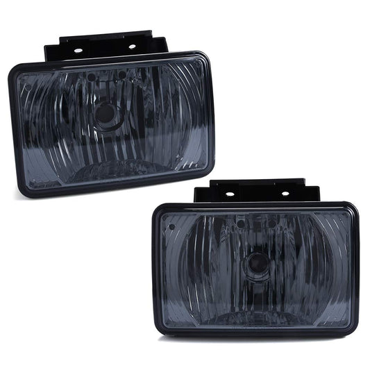G-PLUS Front Bumper Fog Lights Assembly Compatible With 2004-2012 Chevy Colorado/GMC Canyon Clear Driving Fog Lamp Replacement Pair Left+Right