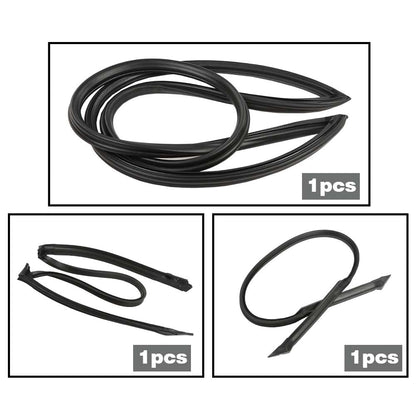 G-PLUS Full Weather Strip Seal Weatherstrip Kit Compatible with Chevy Corvette C4 Coupe 1884-1889 GM8489GGW Rear Hatch Weatherstrip Door Weatherstrip