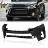 G-PLUS NEW Primered Front Bumper Cover Compatible with 2017 2018 2019 Toyota Highlander 521190E350160 TO1000427