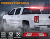 G-PLUS 3rd Third Brake Stop Light Cargo Lamp Compatible with Chevy Silverado GMC Sierra 1500 2500 3500 2015 2016 2017 2018 2019 2020 2021 84900397,2350916 Red