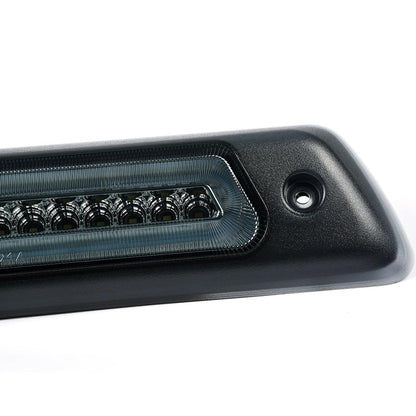 G-PLUS LED Third Brake Light Compatible with Ford F150 Optic Style 2009 2010 2011 2012 2013 2014 3rd High Mount Stop Lamp, Smoky Lens Chrome Housing, ‎‎AL3Z13A613E FO2890102